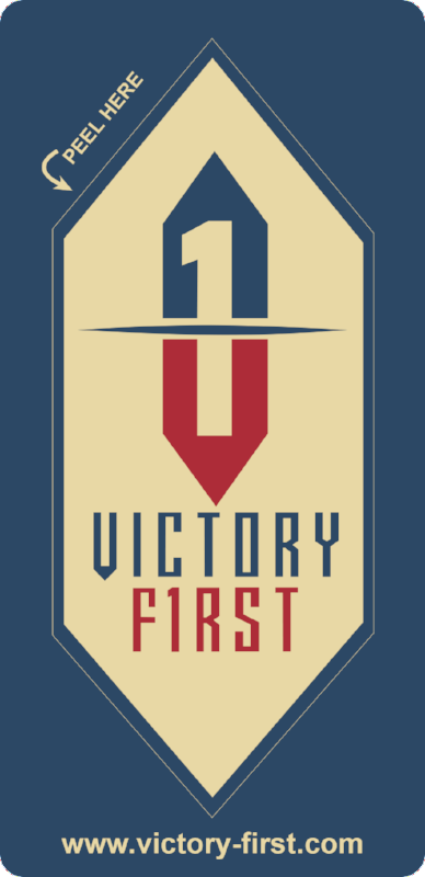 Victory First Diamond "Badge" Decal